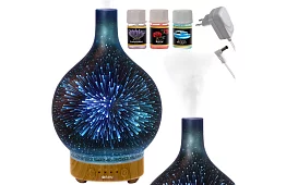 Ultrazvuková aroma lampa 200 ml + 3 vonné oleje