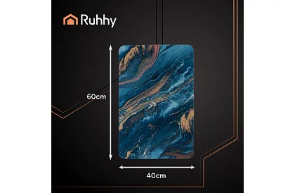 Kúpeľňová predložka v modernom dizajne – rýchloschnúca 60 × 40 cm