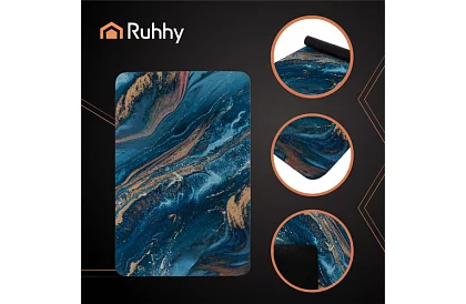 Kúpeľňová predložka v modernom dizajne – rýchloschnúca 60 × 40 cm