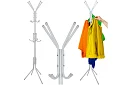 Stojanový vešiak na odevy 170 cm – biely