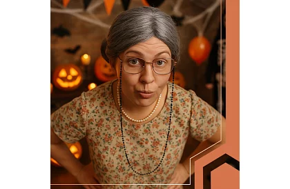 Karnevalový kostým babičky – 5dielna sada