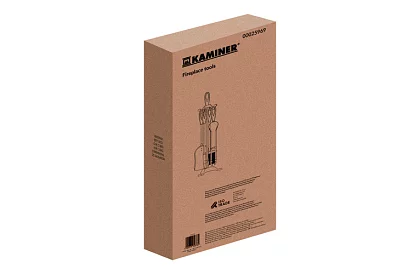 Náradie k krbu – sada 5 v 1 v štýle retro