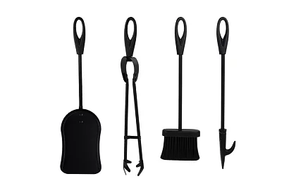 Náradie k krbu – sada 5 v 1 v štýle retro