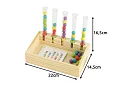 Drevený vzdelávací triedič guličiek