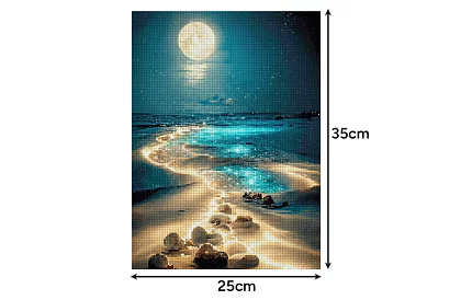 Diamantové maľovanie 5D – západ slnka