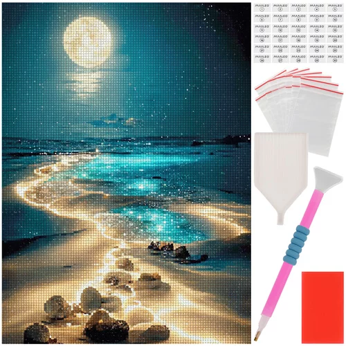 Diamantové maľovanie 5D – západ slnka