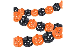 Halloweenská girlanda – tekvice, 3 metre