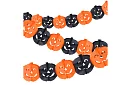 Halloweenská girlanda – tekvice, 3 metre