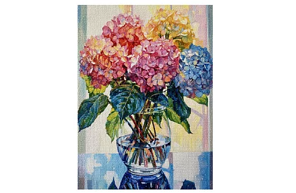 Diamantové maľovanie 5D – Kvety vo váze
