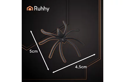 Umelá halloweenska pavučina + 2 pavúky