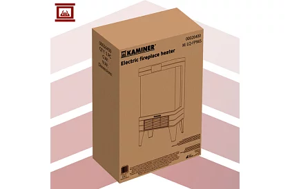 Elektrický krb s efektom ohňa – 2000 W – ventilátor s funkciou vykurovania