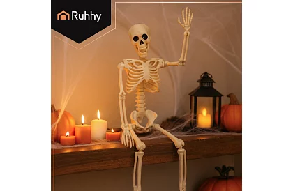 Dekorácia kostra na zavesenie – 40 cm
