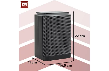 Keramický elektrický ohrievač LUMNI 1500W