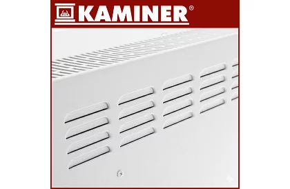 Elektrický sklenený radiátor Zelva 2500W, Wifi, biely + diaľkové ovládanie