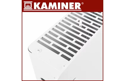 Elektrický sklenený radiátor Zelva 2500W, Wifi, biely + diaľkové ovládanie