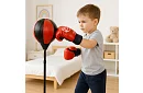 Boxerská hruška a rukavice – boxerská sada 3 v 1