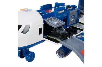 Sklápacie lietadlo – interaktívne parkovisko s autami