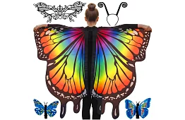 Detský kostým – veľký motýľ s príslušenstvom