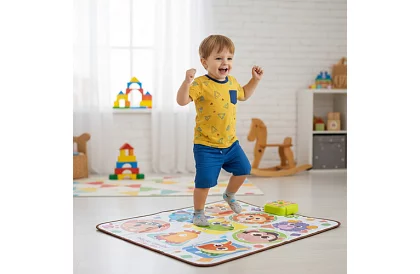 Interaktívna tanečná podložka 82 x 65 cm - hudobná podložka