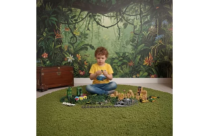 Vojenská základňa – armádne figúrky, tank, zbrane