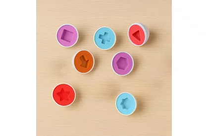 Montessori puzzle – skladanie tvarov a farieb