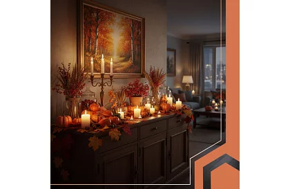 Jeseň umelé dekorácie – 50 kusov