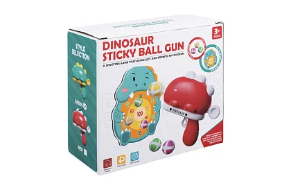 Arkádová streľba na terč s dinosaurami