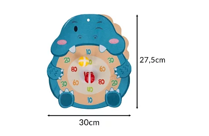 Arkádová streľba na terč s dinosaurami