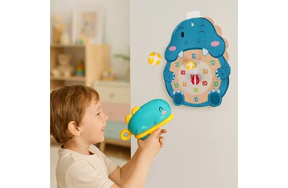 Arkádová streľba na terč s dinosaurami