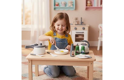 Sada detského riadu a kuchynských potrieb