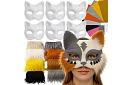 DIY súprava – mačacie masky na karneval 6 kusov