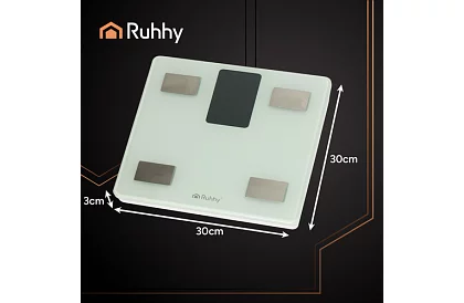 Elektronická analytická osobná váha do 226 kg - biela