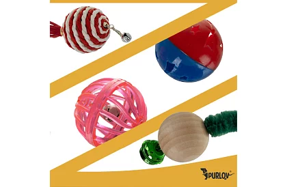 Sada hračiek pre mačky – 6 ks