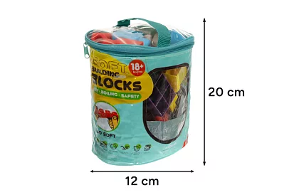 Gumové senzorické kocky pre deti – 30 kusov