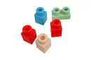 Gumové senzorické kocky pre deti – 30 kusov