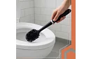 Silikónový kartáč na toaletu – WC štetka, čierny