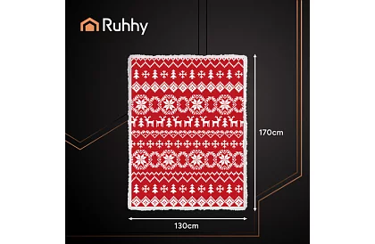 Silná deka s vianočným motívom 130 x 170 cm