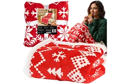 Silná deka s vianočným motívom 130 x 170 cm