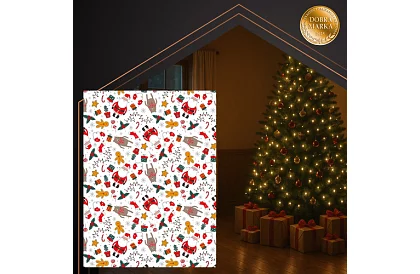 Dvojitá deka s vianočným motívom 150 x 200 cm