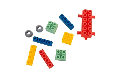 Gumové senzorické kocky pre deti – 80 kusov