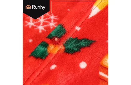 Flanelová deka s vianočným motívom 150 x 200 cm