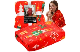 Flanelová deka s vianočným motívom 150 x 200 cm