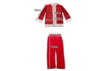 Kompletný pánsky kostým – Santa Claus