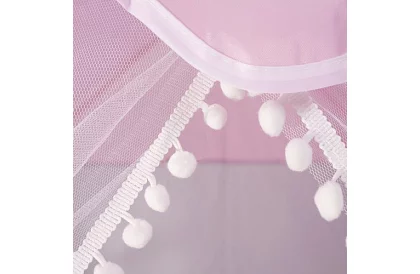 Detský stan s LED osvetlením – ružový