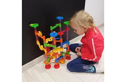 3D guľôčková dráha + 30 guľôčok