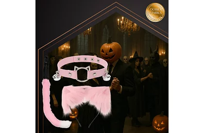 Kostým mačky 3 v 1 - ružový