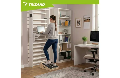 Nastaviteľná cvičebná plošina Slant Board – plošina na lýtka