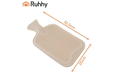 Termofor s plyšovým obalom – gumový ohrievač vody 1,8 l