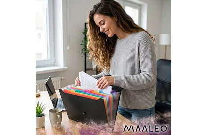 Súbor na dokumenty – organizér A4, 13 priehradiek