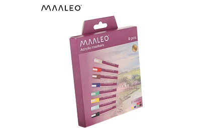 Akrylové dekoratívne fixy - sada 8 ks